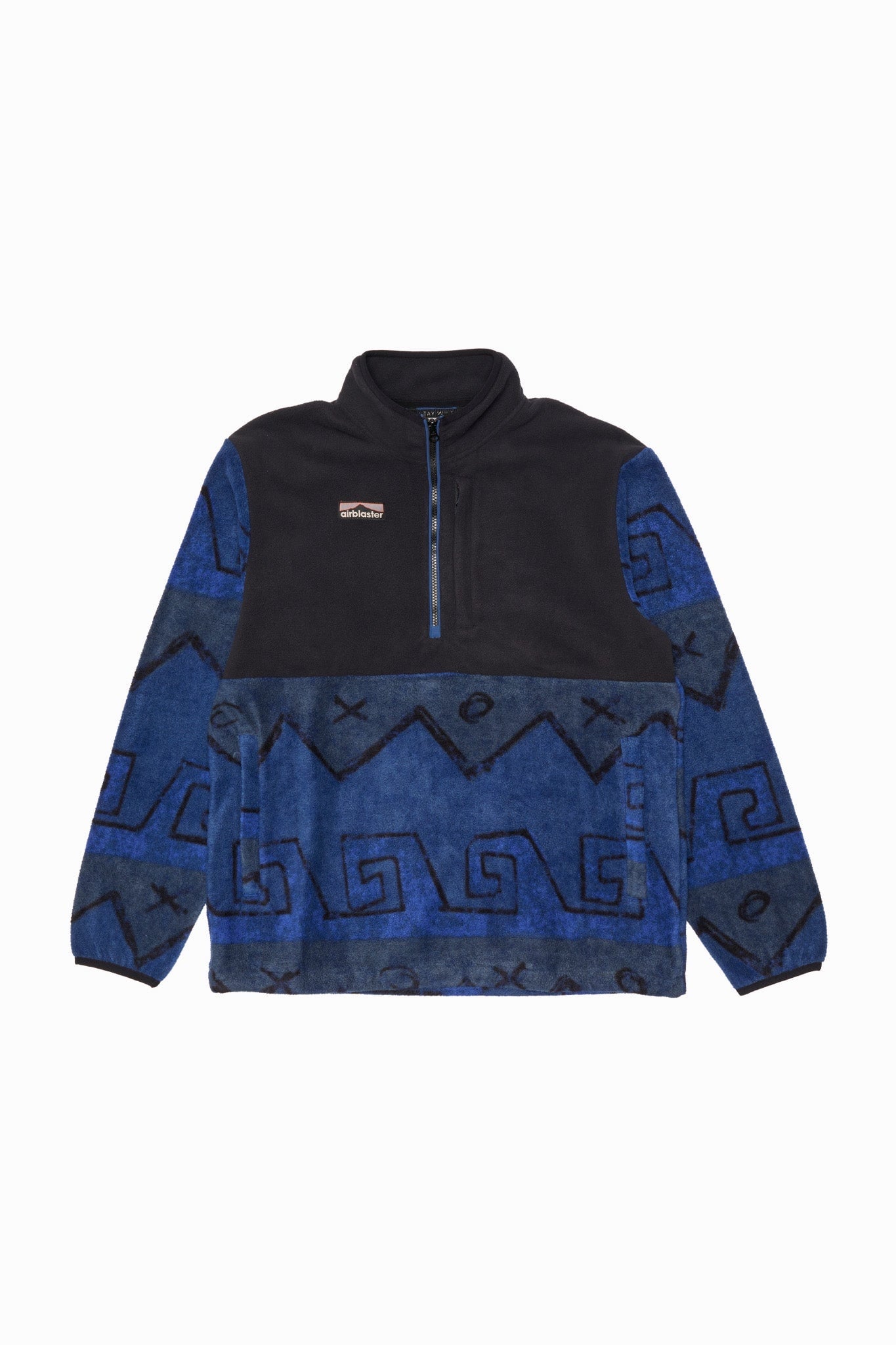 2026 AIRBLASTER FLEECE HALF ZIP DARK WAVE