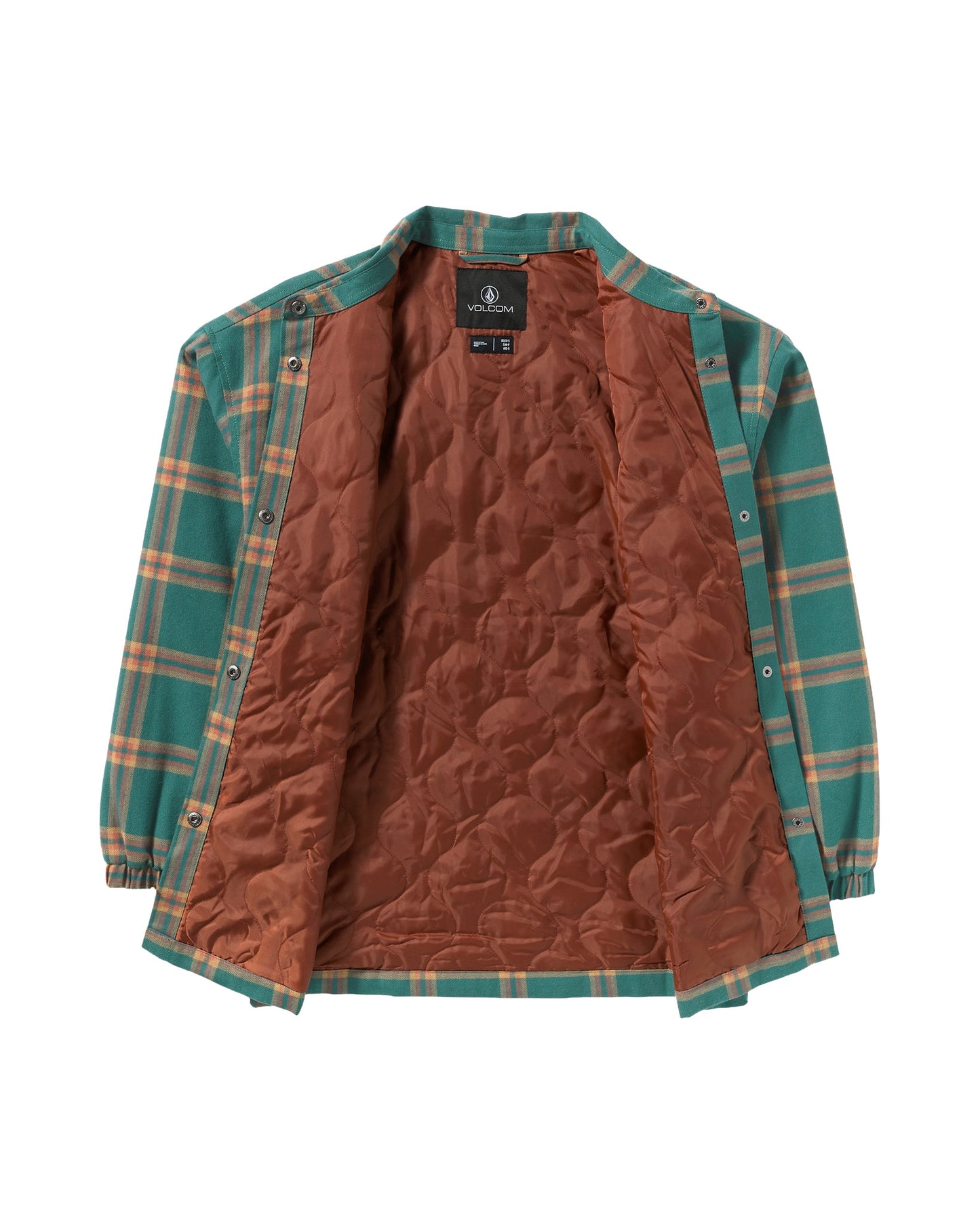 2026 VOLCOM WMNS RIDING INSULATED FLANNEL JACKET ATLANTIC DEEP