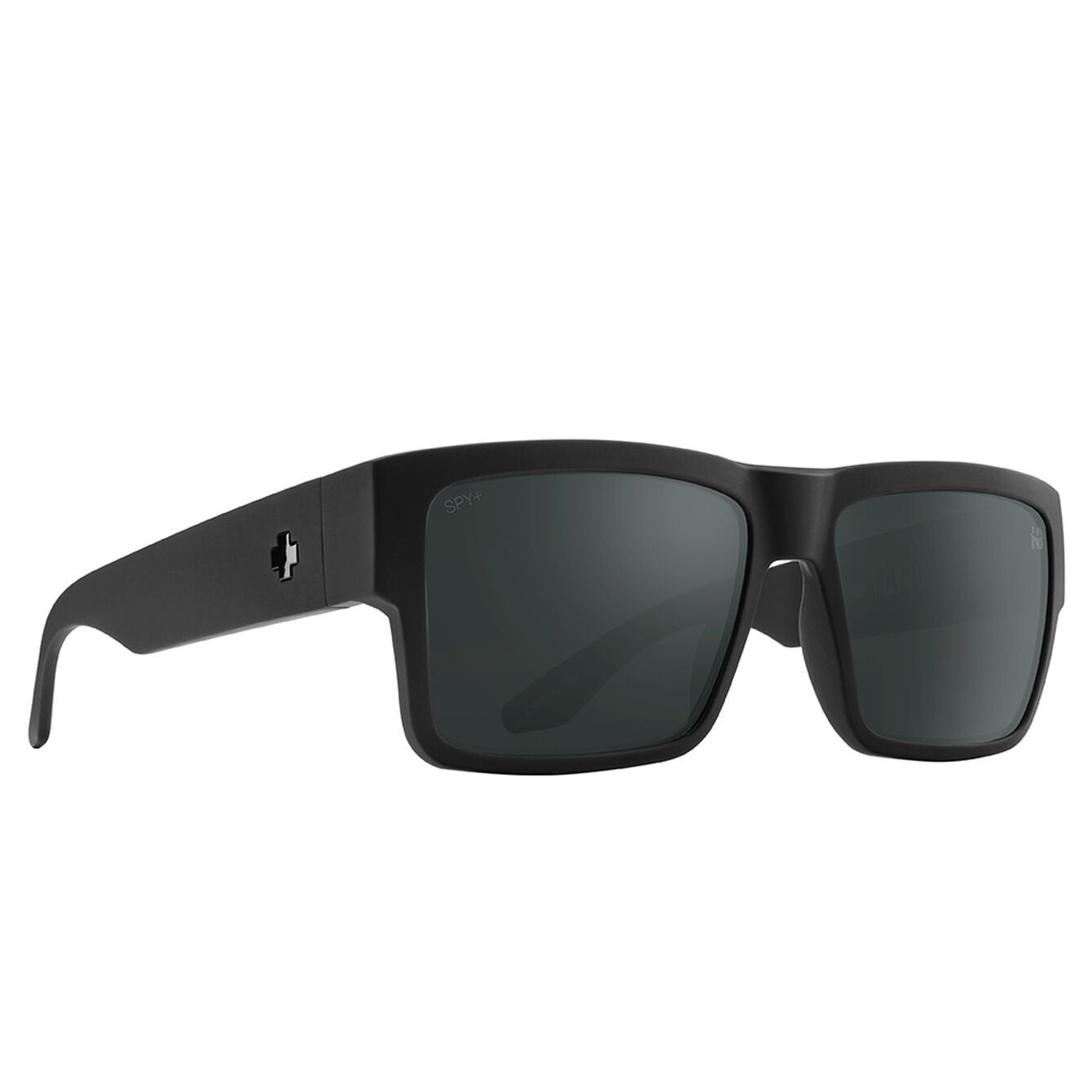 SPY CYRUS MATTE BLACK SUNGLASSES w/ HAPPY BOOST PLR  BLK MRR