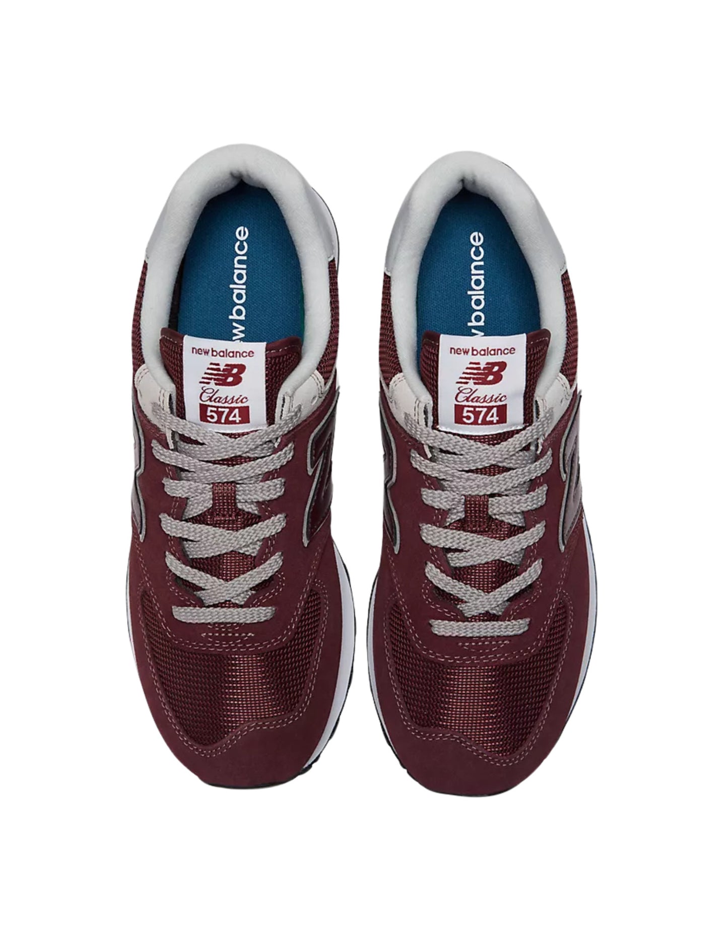 NEW BALANCE MENS 574 CORE SHOE SP25 (EVM) RED/WHITE