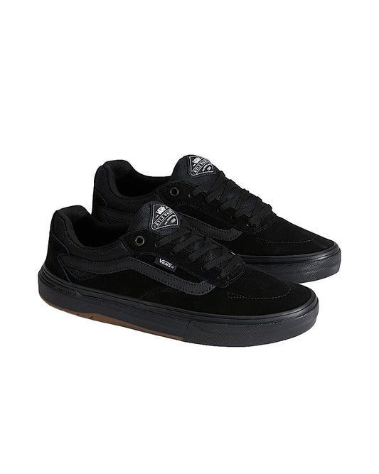 VANS MENS SKATE KYLE WALKER WAFFLECUP SHOES HO25 (1OJ) BLACKOUT