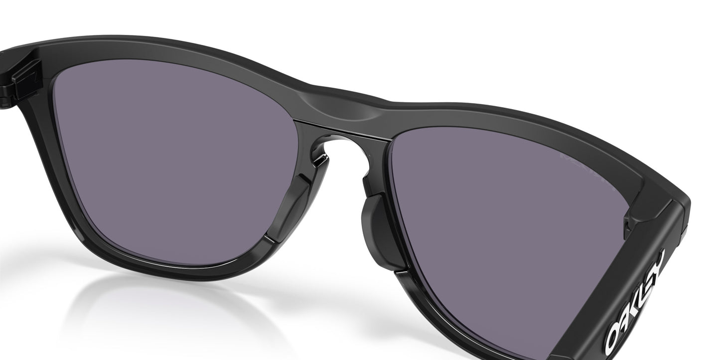 OAKLEY FROGSKINS RANGE XL MATTE BLACK SUNGLASSES w/ PRIZM GREY