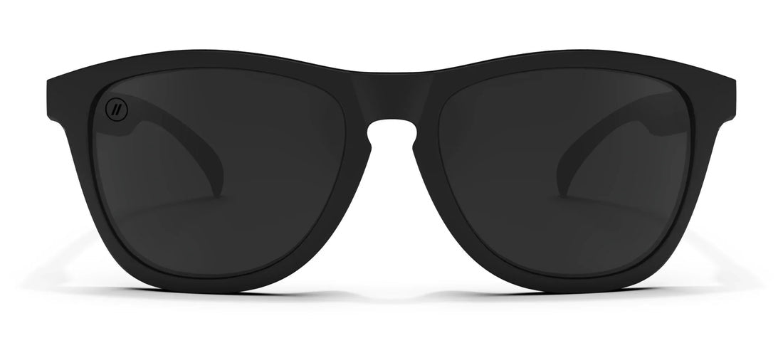 BLENDERS L SERIES DEEP SPACE BLACK SUNGLASSES w/ SMOKE PLR LENS