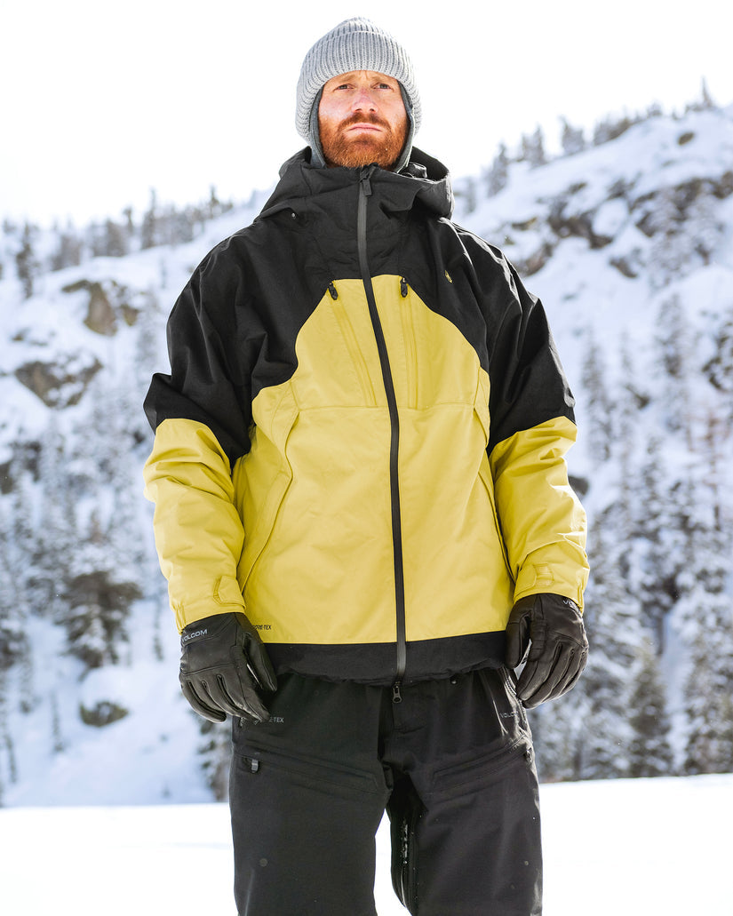 2025 VOLCOM TDS 2L GORE-TEX JACKET DARK YELLOW