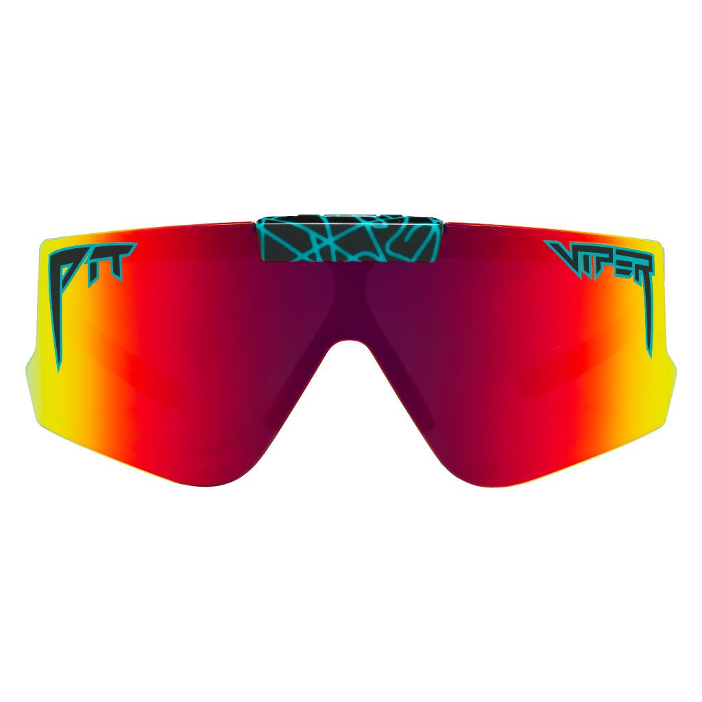 PIT VIPER THE FLIP-OFFS SUNGLASSES THE VOLTAGE w/PINK/PURPLE