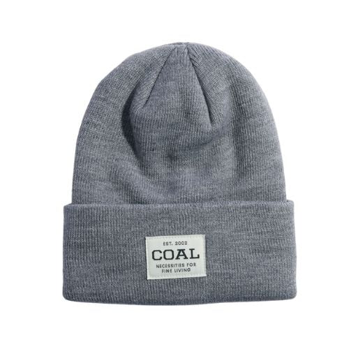 2024 COAL UNIFORM RECYCLED KNIT CUFF BEANIE HEATHER GREY
