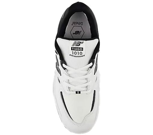 NEW BALANCE MENS NUMERIC 1010 TIAGO SHOE SP24 WHITE/BLACK