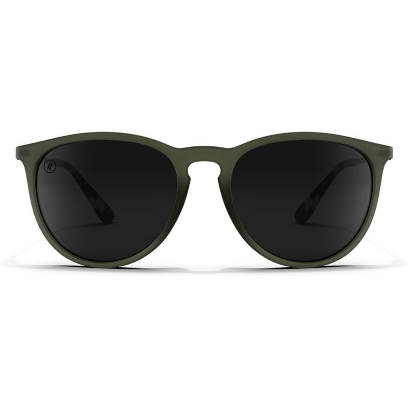 BLENDERS NORTH PARK OLIVE SUNGLASSES MATTE OLIVE w/ SMOKE PLR LENS