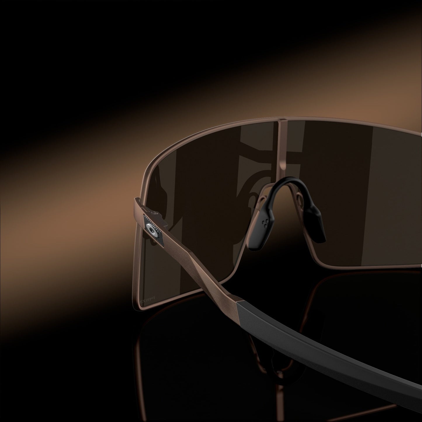 OAKLEY SUTRO TI SATIN TOAST SUNGLASSES W/PRIZM TUNG LENS
