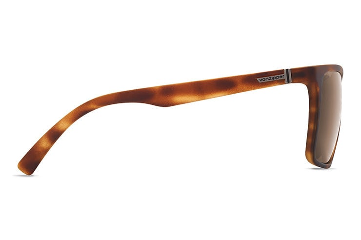 VONZIPPER LESMORE TOBACCO TORT SUNGLASSES w/ WILDLIFE BRNZ PLR LENS