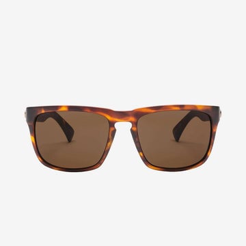 ELECTRIC KNOXVILLE XL MATTE TORT SUNGLASSES w/ BRNZ LENS