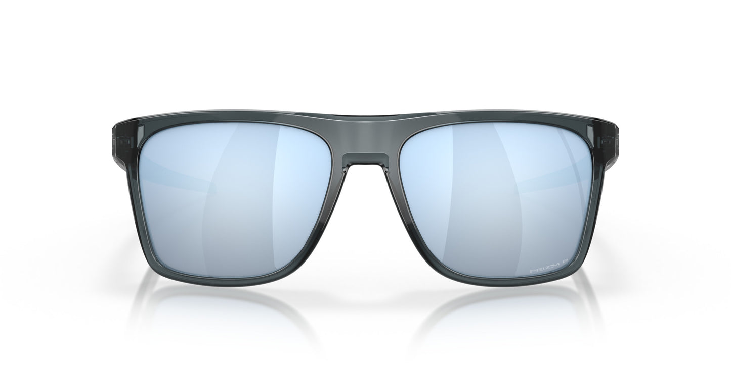 OAKLEY LEFFINGWELL CRYSTAL BLK SUNGLASSES w/ PRIZM DEEP WTR PLR LENS