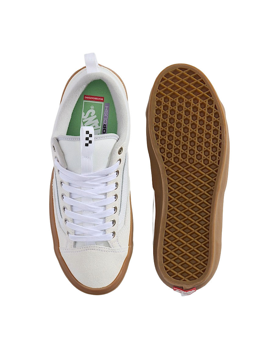 VANS MENS SKATE OLD SKOOL 36 SHOES FA25 (9DH) WHITE/GUM