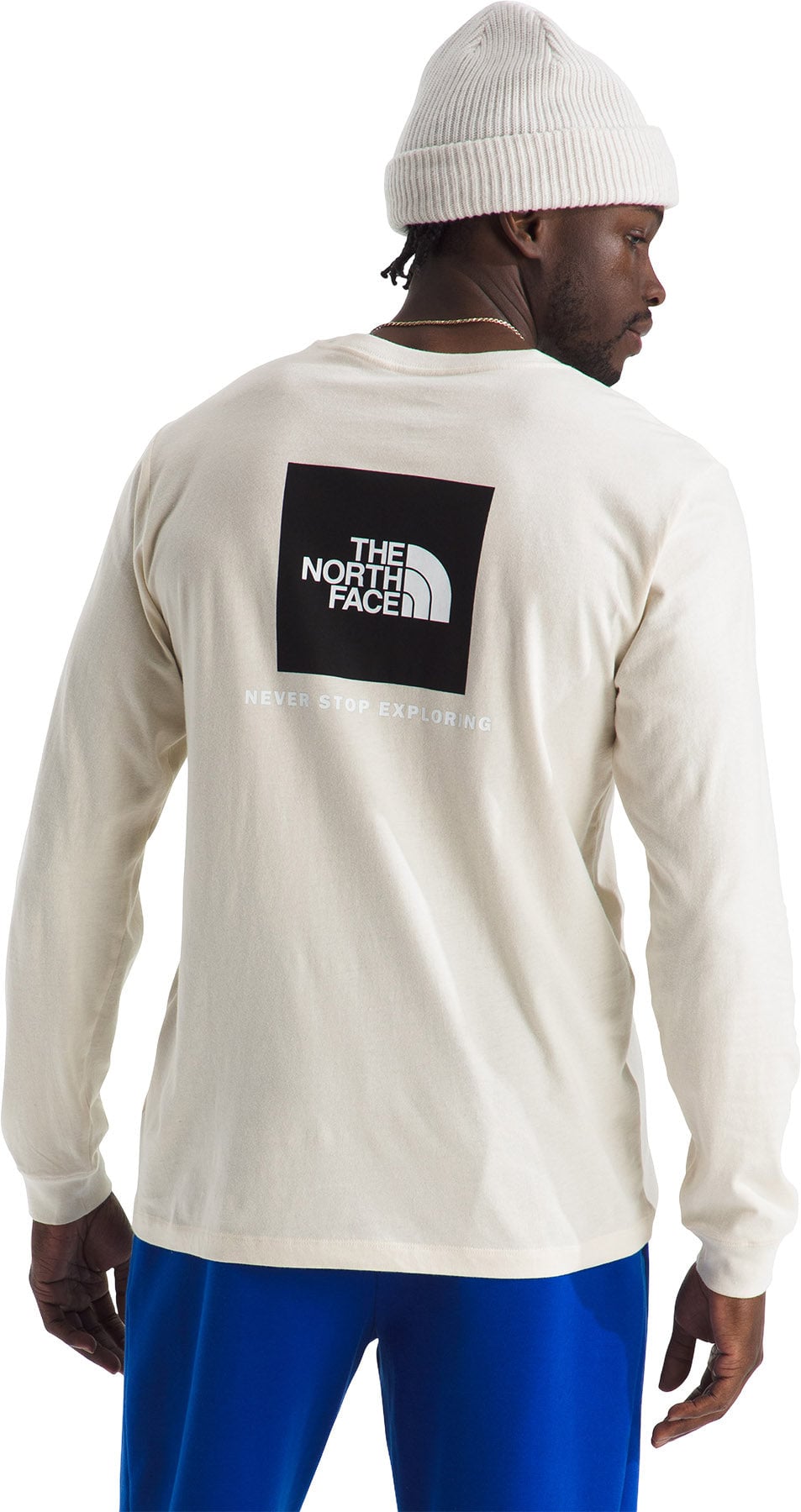 2026 TNF EVOLUTION BOX NSE LS TEE WHT DN