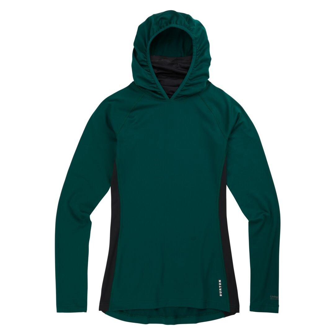 2023 BURTON WMNS MIDWEIGHT X LONG NECK BASE LAYER HOODY BOTANICAL GARDEN