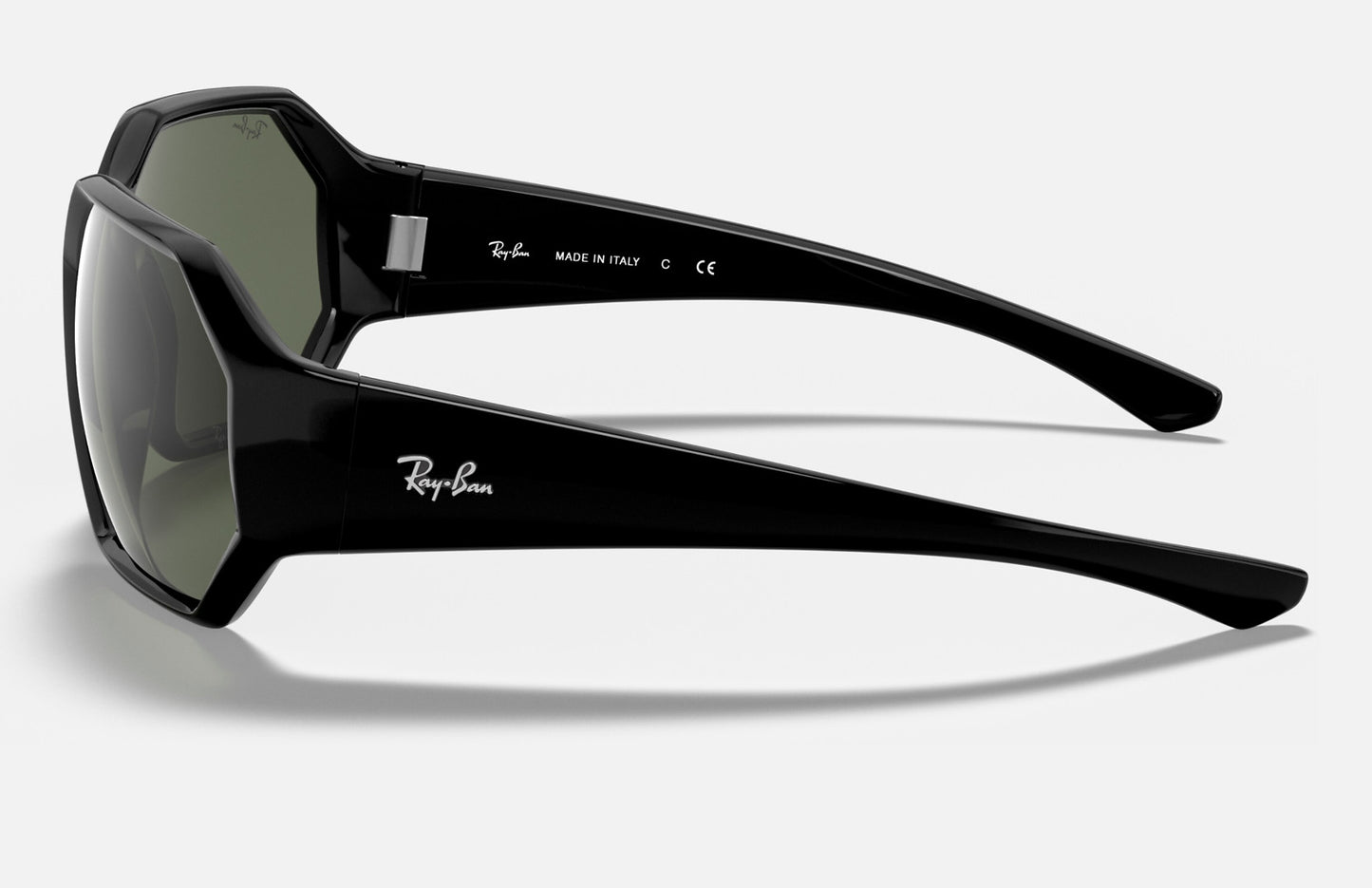 RAY-BAN RB4337 SUNGLASSES BLACK w/ DARK GRN