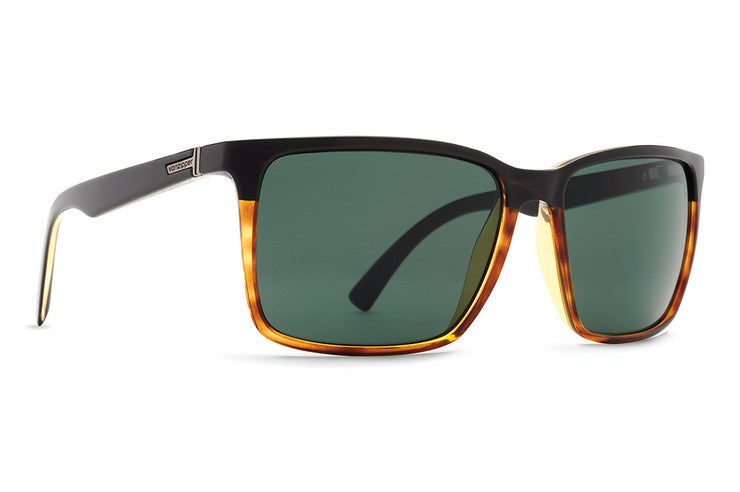 VONZIPPER LESMORE HARDLINE BLACK TORT SUNGLASSES w/ VINTAGE GRY LENS