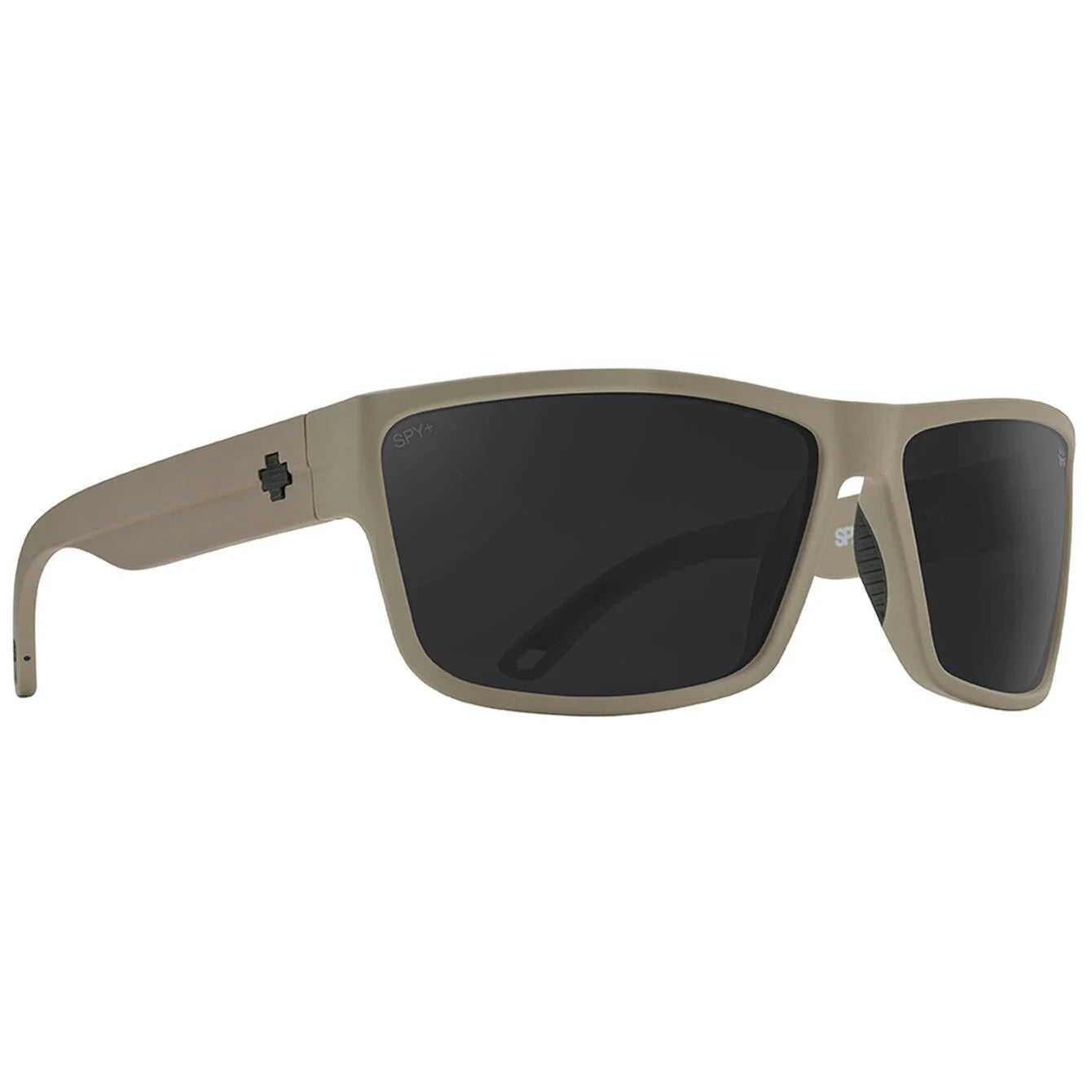 SPY ROCKY MATTE SAND SUNGLASSES w/ HAPPY GRY