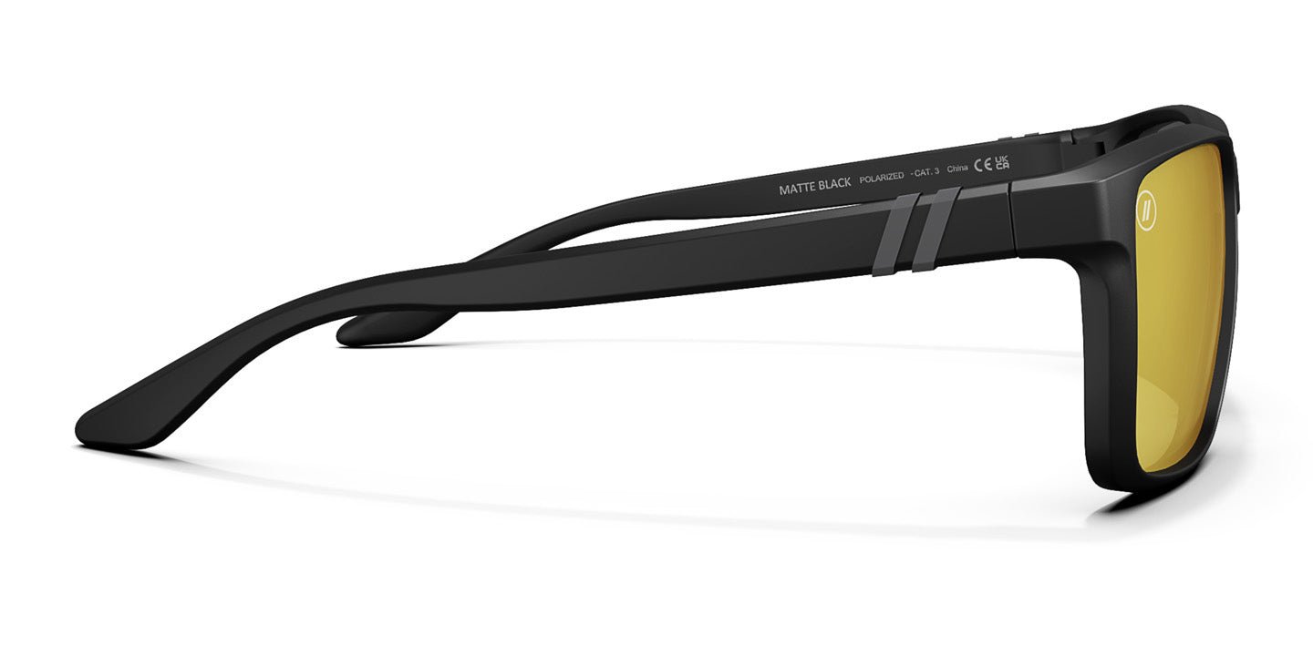 BLENDERS MESA MATTE BLACK SUNGLASSES MATTE BLACK w/ COPPER PLR LENS