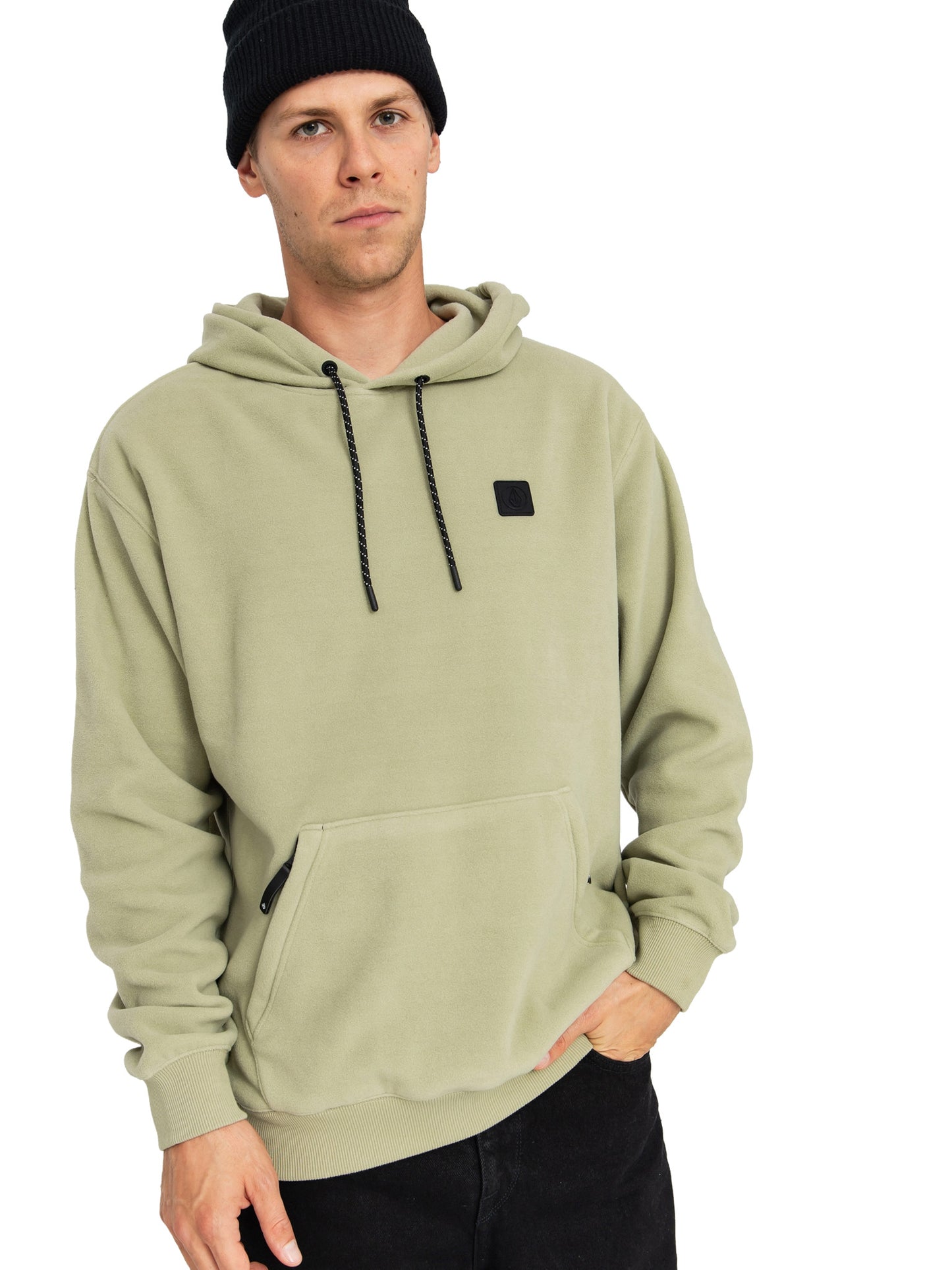 VOLCOM MENS SECOND TRIP PO HOODY FA25 (GRT) GREEN TEA