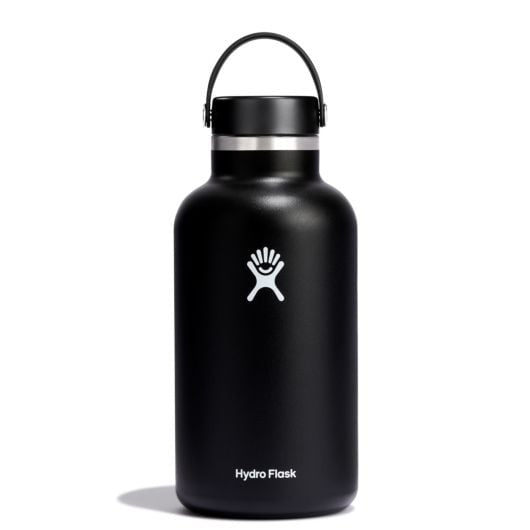 HYDRO FLASK 64OZ WIDE MOUTH 2.0 FLEX CAP SU24 BLACK