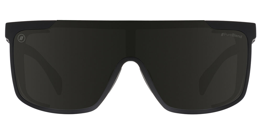 BLENDERS ACTIVE SCI-FI SUNGLASSES BLACKLINE w/ GLOSS BLACK  / SMOKE PC POL