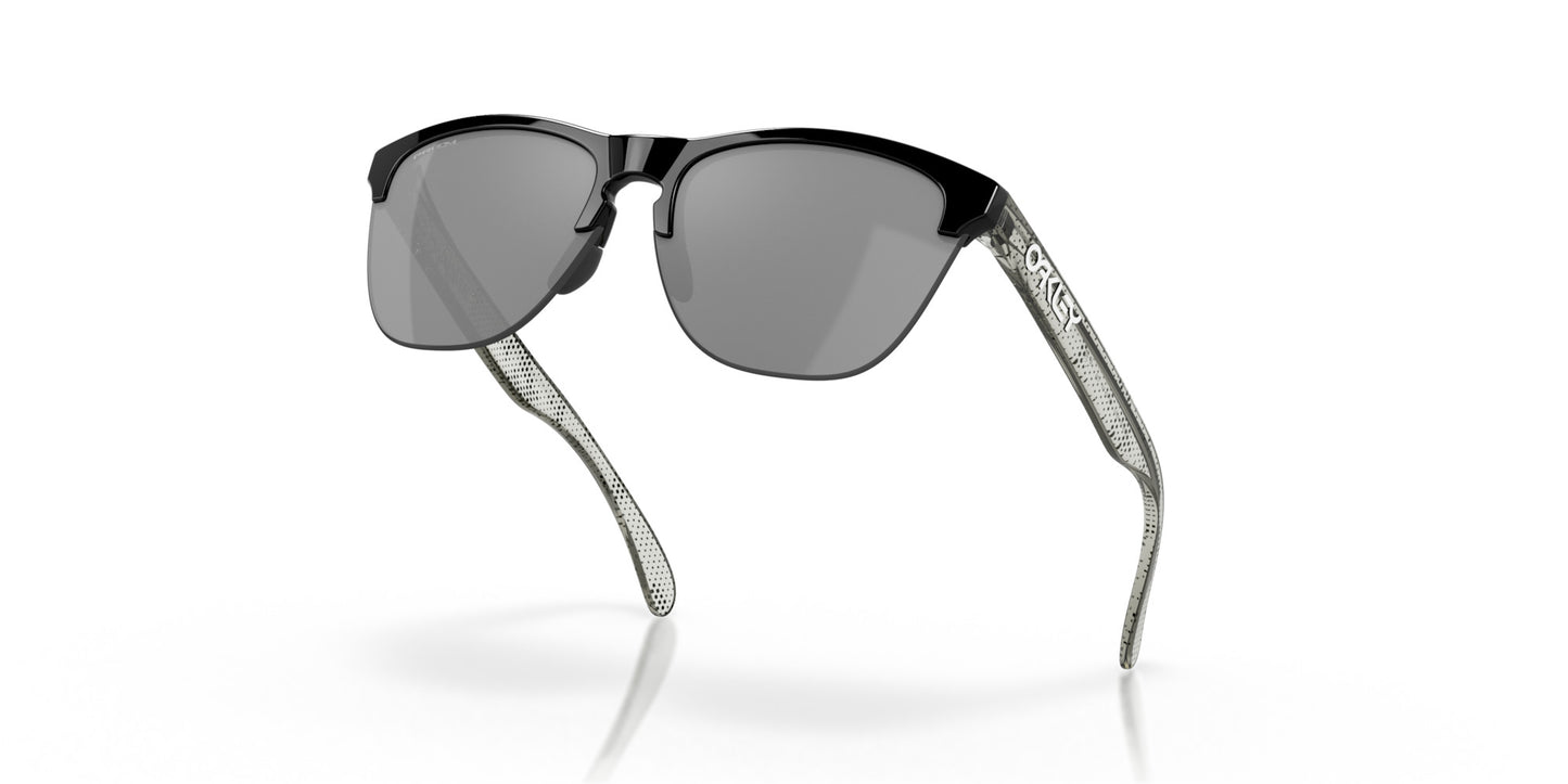 OAKLEY FROGSKINS LITE POLISHED BLK SUNGLASSES w/ PRIZM BLK LENS
