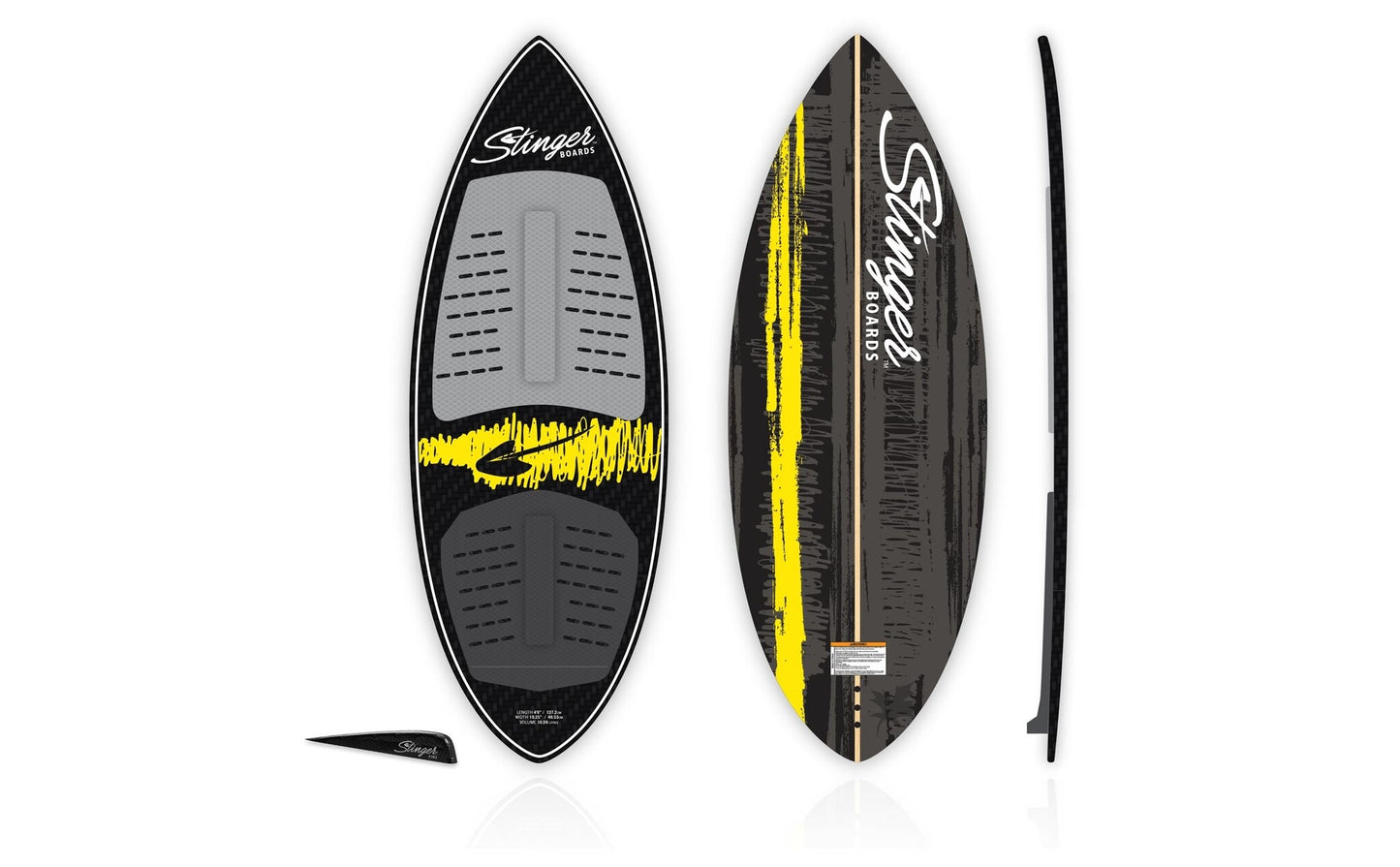 2021 STINGER  4'6" PIN WAKE SKIM BOARD