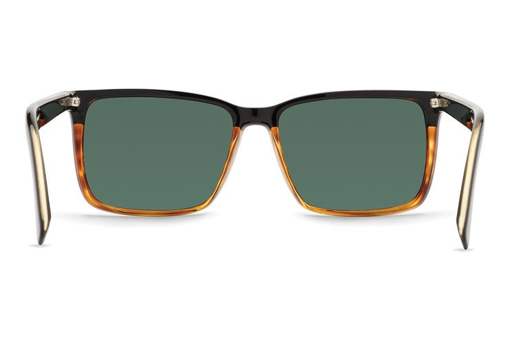 VONZIPPER LESMORE HARDLINE BLACK TORT SUNGLASSES w/ VINTAGE GRY LENS