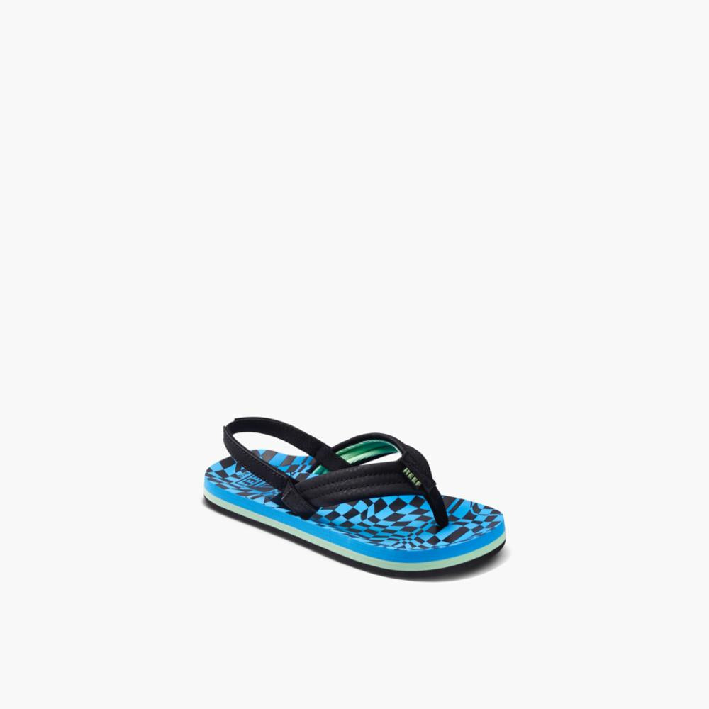 REEF KIDS LITTLE AHI SANDALS SP23 SWELL CHECKERS