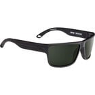 SPY ROCKY MATTE BLACK SUNGLASSES w/ HAPPY GRY GRN