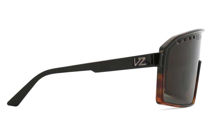 VONZIPPER SUPER RAD HARDLINE BLACK TORT SUNGLASSES w/ VINTAGE GREY LENS