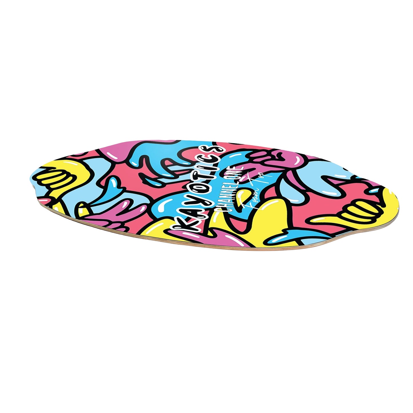 2025 KAYOTICS CHANNEL ONE FOAM TOP SKIMBOARD HANG LOOSE
