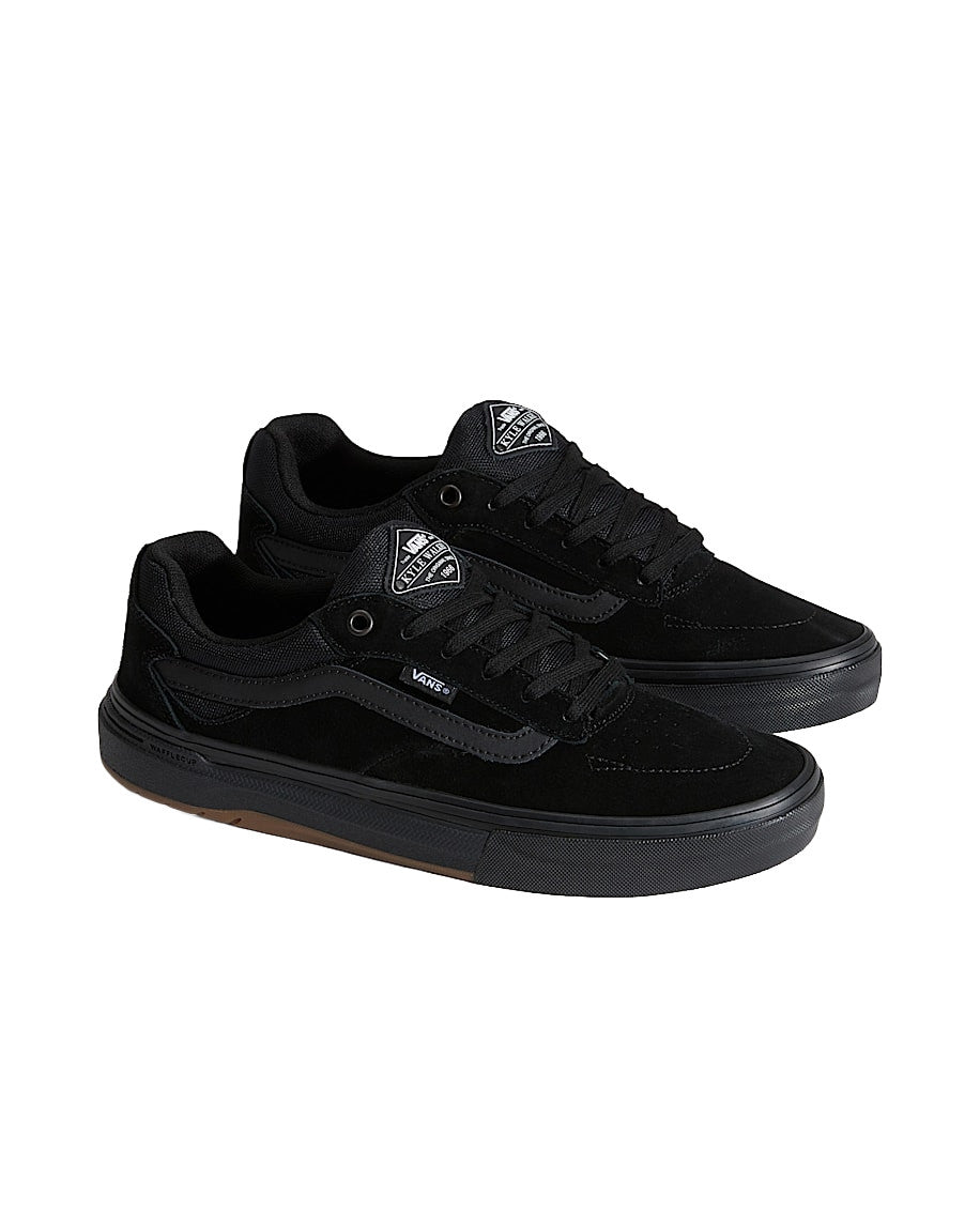 VANS MENS SKATE KYLE WALKER WAFFLECUP SHOES HO25 (1OJ) BLACKOUT