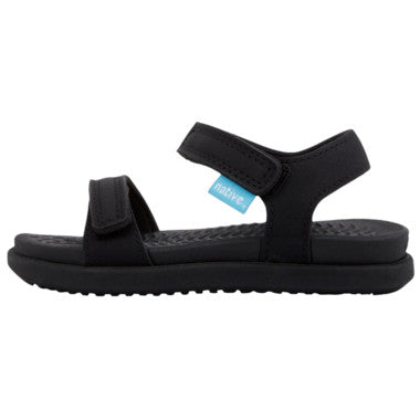 NATIVE CHARLEY SUGARLITE YOUTH SANDALS SP22 JIFFY BLACK / JIFFY BLACK