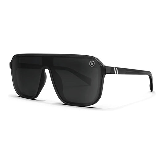 BLENDERS MEISTER X2 NIMBLE BEAST SUNGLASSES CRYS BLACK w/ SMOKE PLR LENS