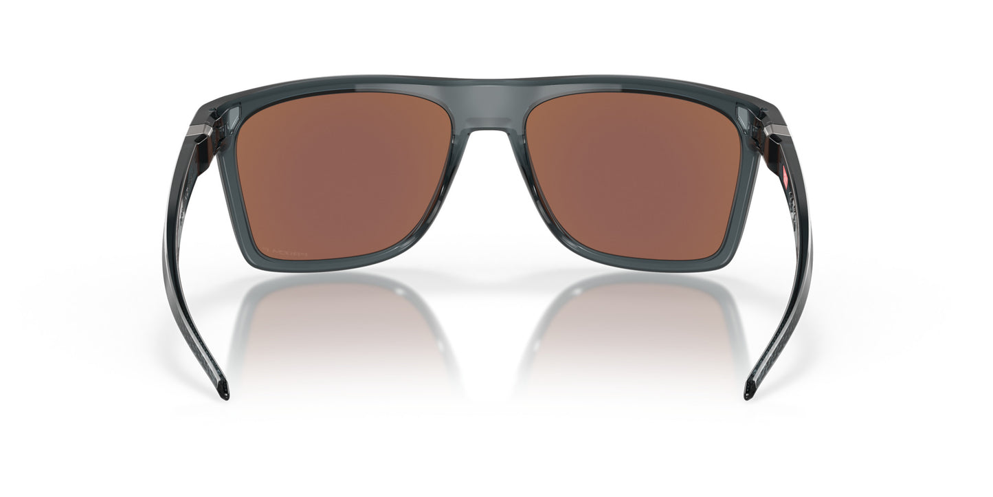 OAKLEY LEFFINGWELL CRYSTAL BLK SUNGLASSES w/ PRIZM DEEP WTR PLR LENS