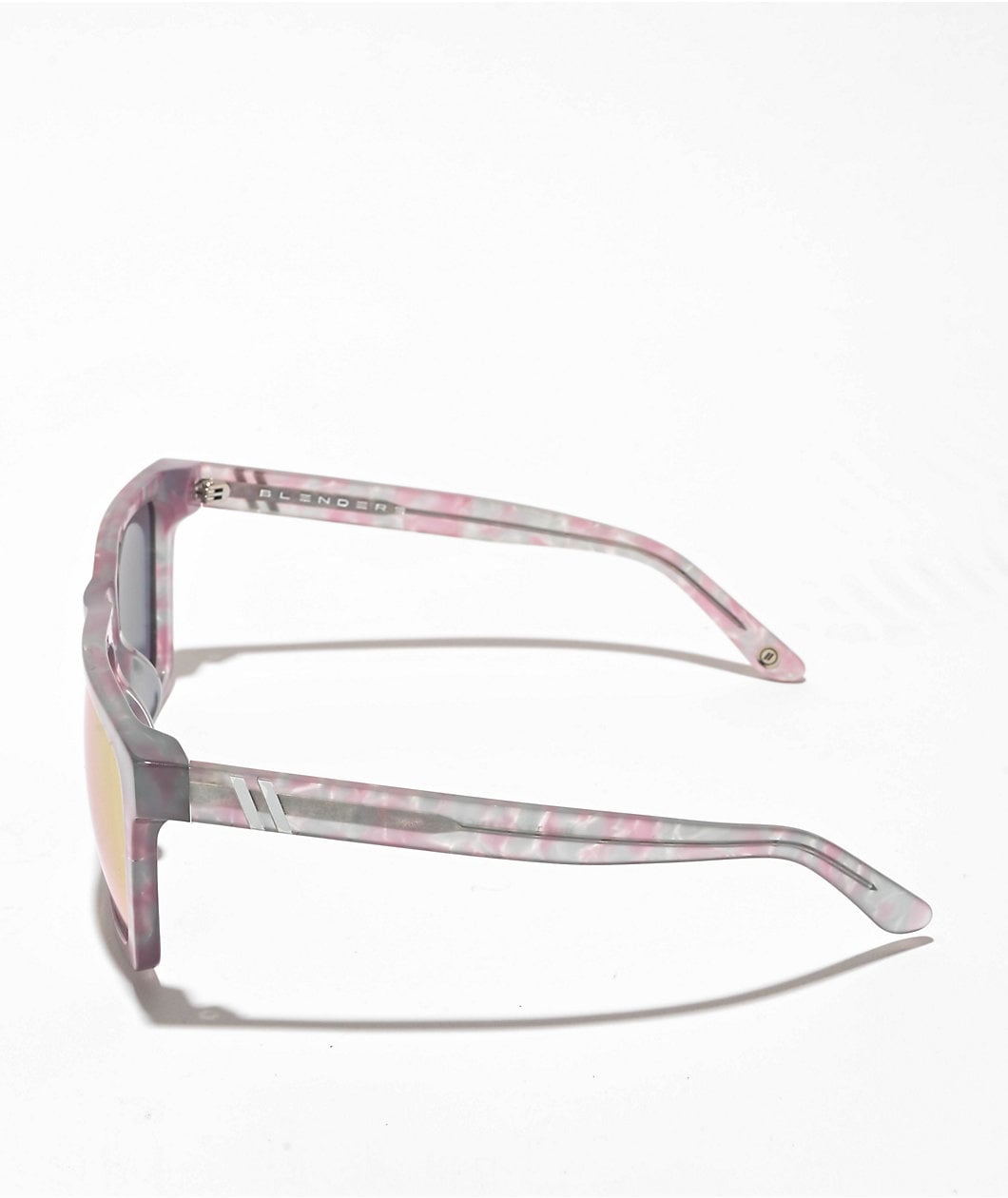 BLENDERS ROMEO PRETTY GANGSTA SUNGLASSES PINK TORT w/ PINK PLR LENS