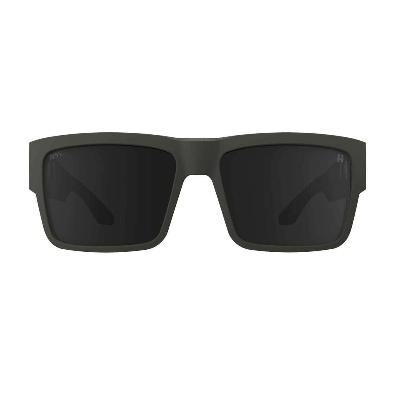 SPY CYRUS MATTE OLIVE SUNGLASSES w/ HAPPY GRY