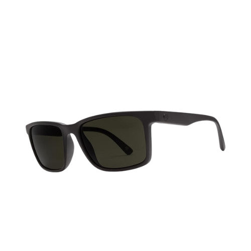ELECTRIC SATELLITE JR MATTE BLACK SUNGLASSES w/ GREY PLR LENS
