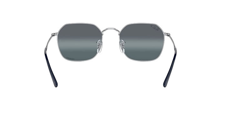 RAY-BAN JIM SUNGLASSES SILVER w/BLUE MIRROR GRADIENT