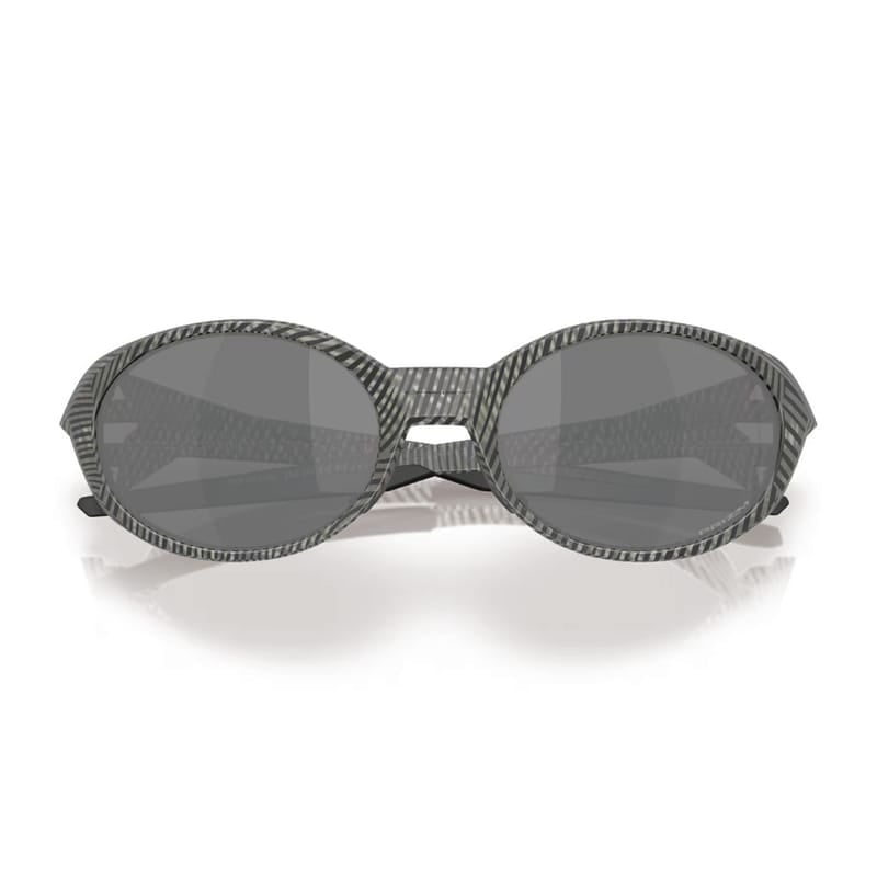 OAKLEY EYEJACKET REDUX MT GRY INK FNGRPRNT SUNGLASSES w/ PRZM BLK LENS