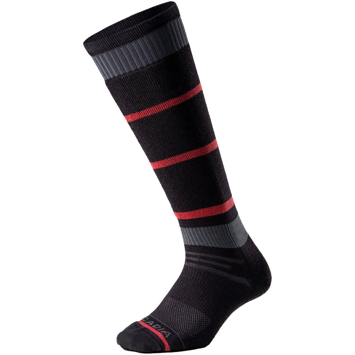CADIA MENS FLIGHTLINE SOCKS HO25 BLACK EMBER