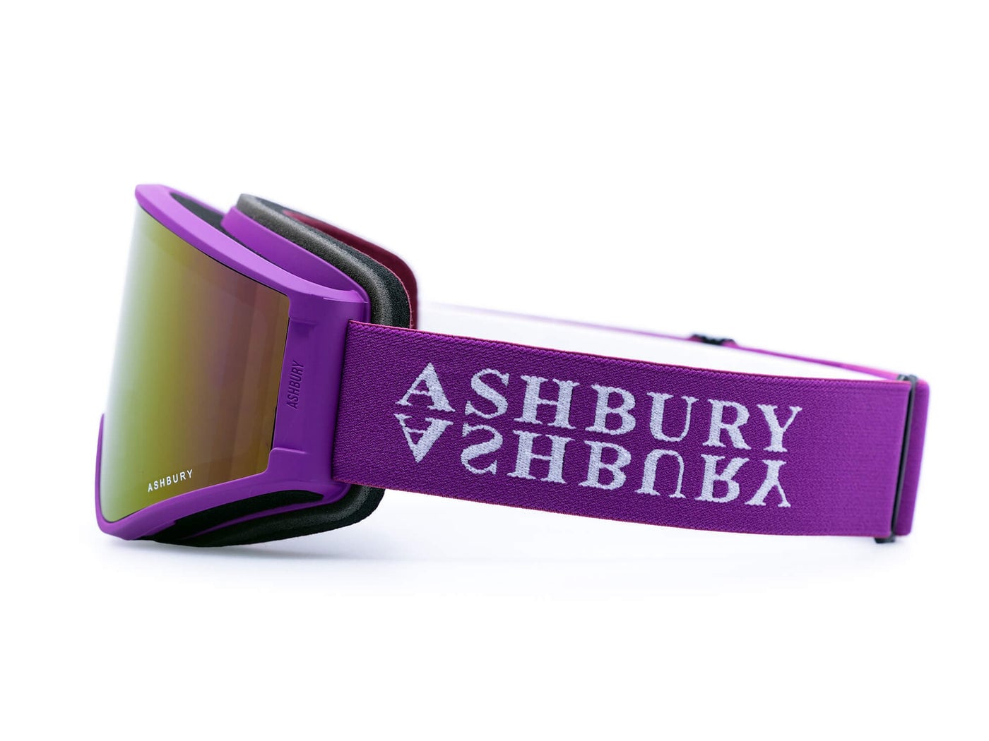 2026 ASHBURY A12 GGL REIGN w/ PURPLE MIRROR LENS + YLW