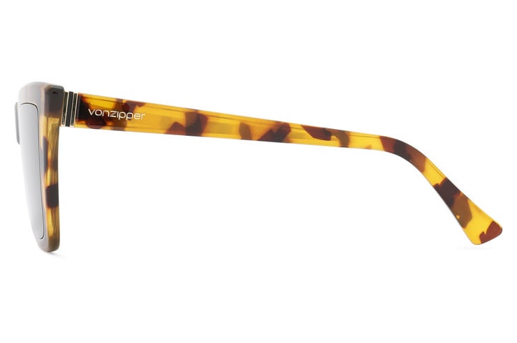 VONZIPPER STILETTA SPOTTED TORT SUNGLASSES w/ BRONZE LENS
