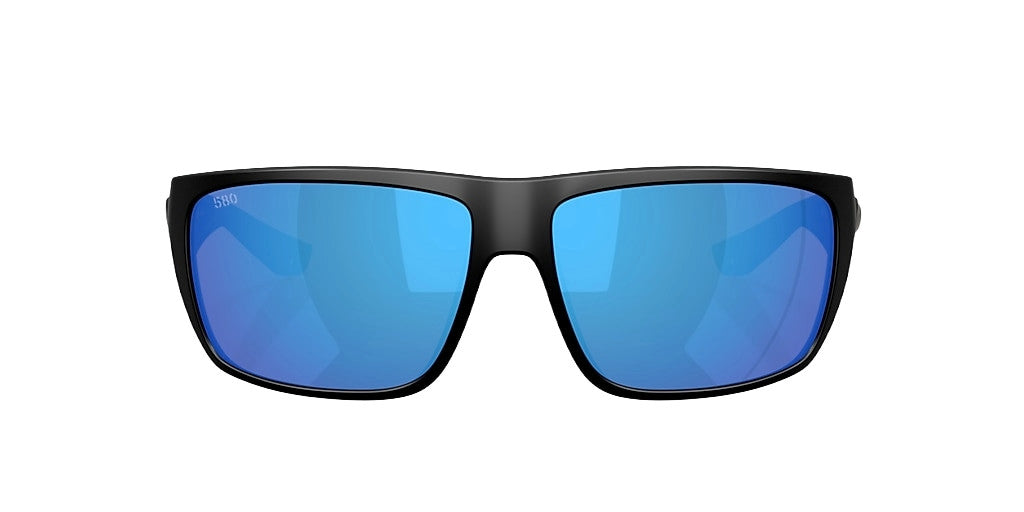 COSTA FLY LINE SUNGLASSES MATTE BLACK w/BLUE MIRROR