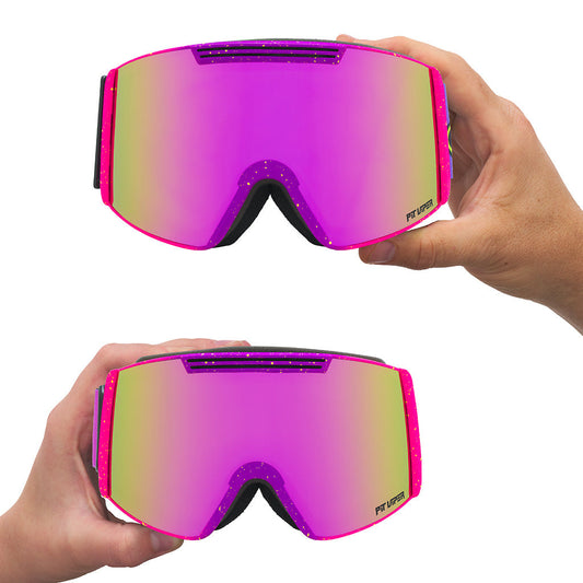 2026 PIT VIPER BACKSLAP LARGE GOGGLES THE 93 COMBUSTION w/PINK