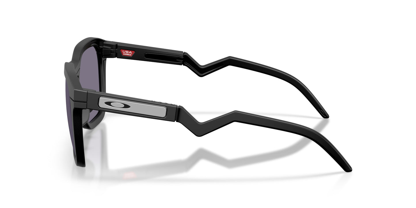OAKLEY HSTN SQ MATTE BLACK SUNGLASSES w/ PRIZM GREY