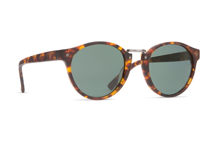 VONZIPPER STAX TORT SATIN SUNGLASSES w/ VNTG GRY LENS