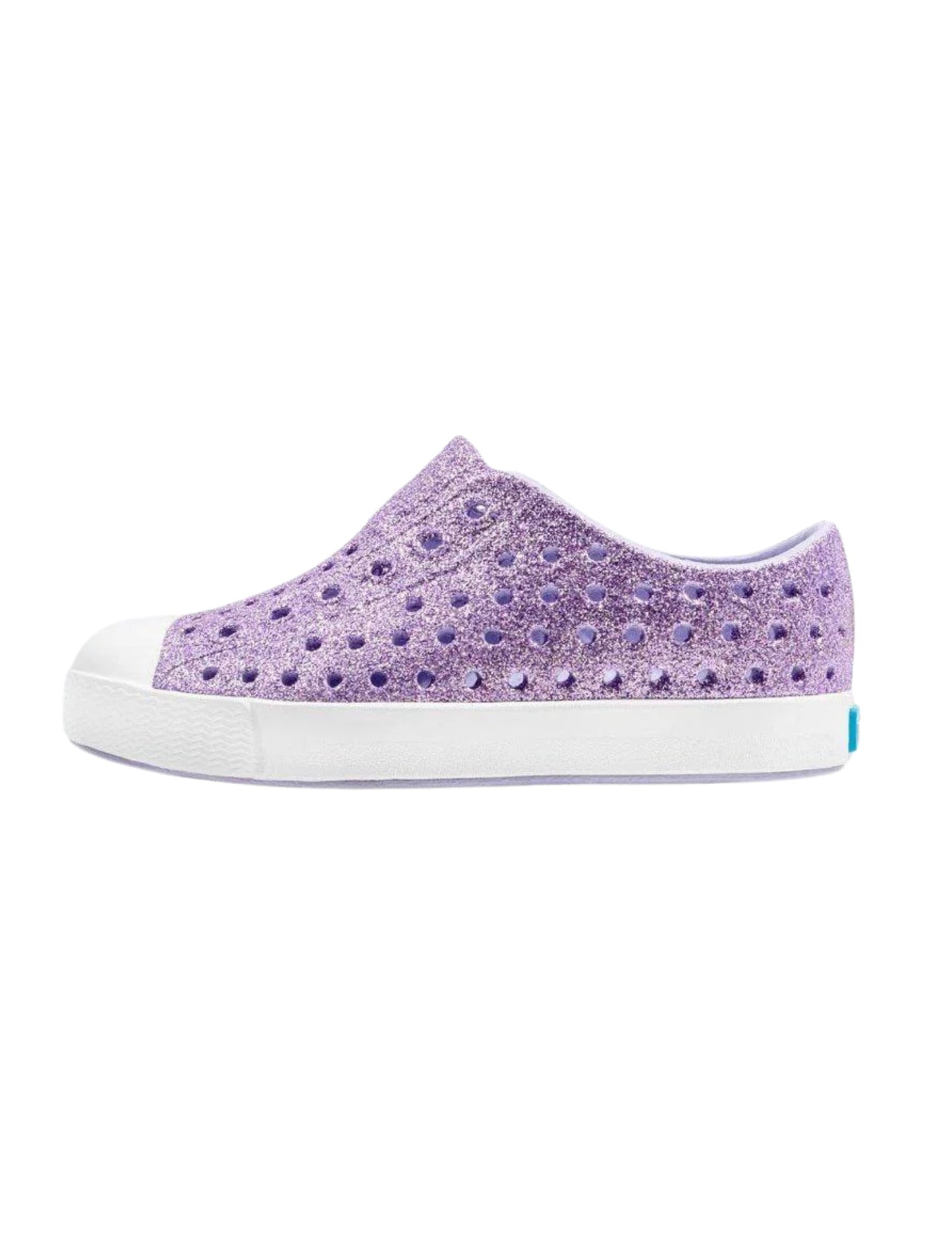NATIVE JEFFERSON BLING YOUTH SHOE SP22 POWDER BLING/SHELL WHITE
